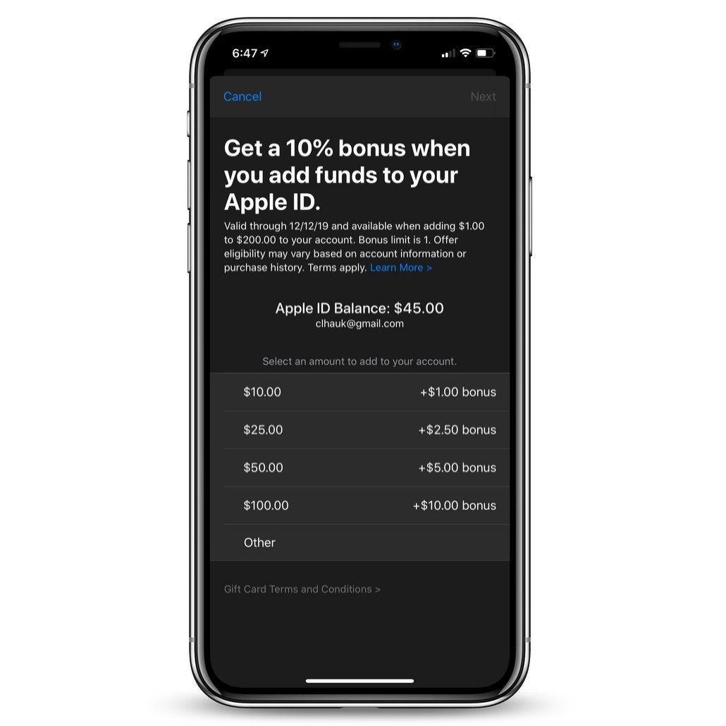 Apple Once Again Offering A 10 Bonus iTunes Credit When Adding Funds