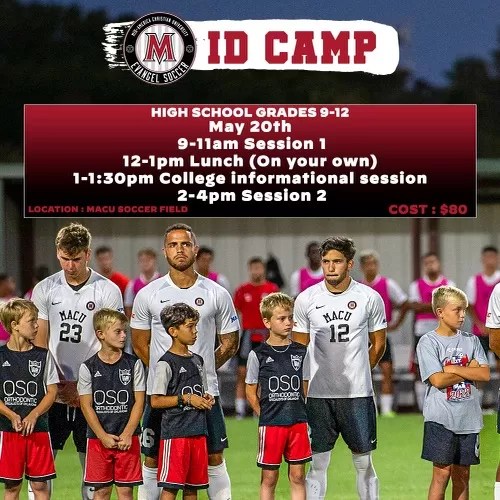 MACU Men's Soccer ID Camp MACU