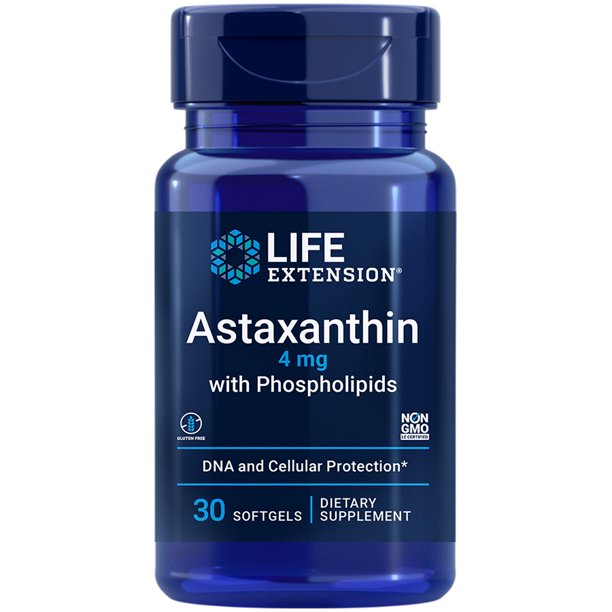 Life Extensions Astaxanthin 4 mg Longevity Science