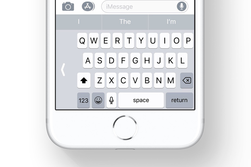 iOS 11 onehanded keyboard and iOS 11 QuickType keyboard