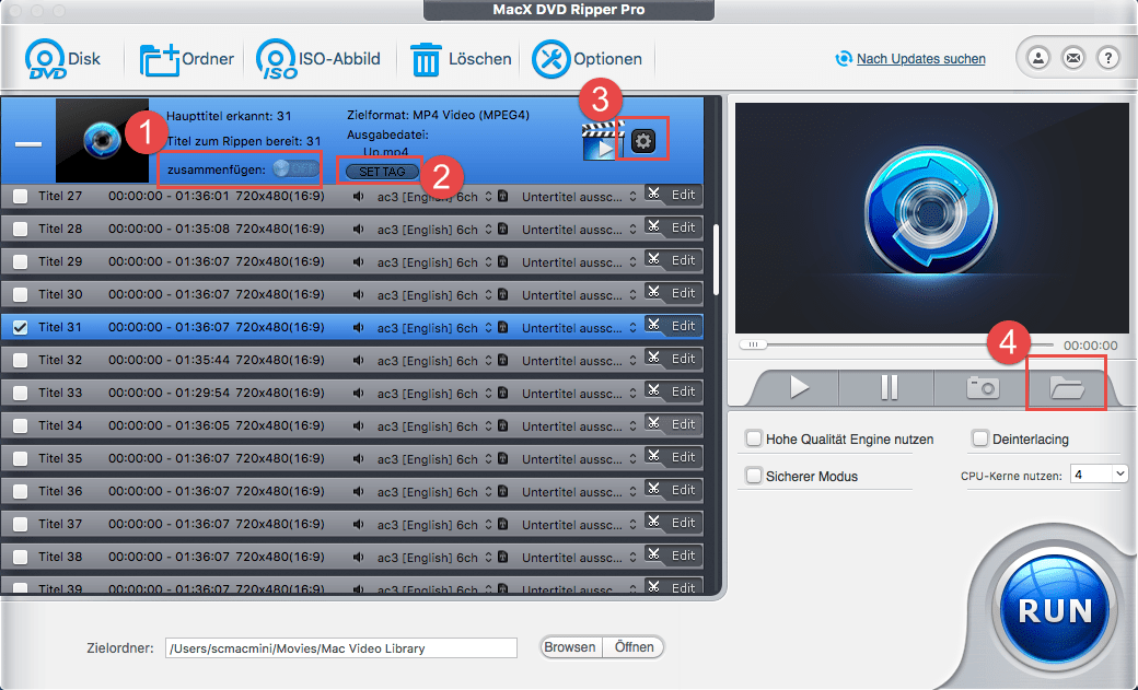 MacX DVD Ripper Pro Anleitung Wie kann man DVD in MP4