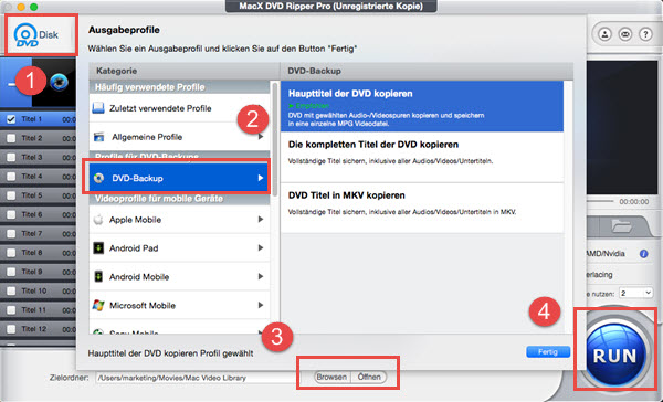 DVD auf USB Stick/Festplatte kopieren auf Mac/PC trotz Kopierschutz