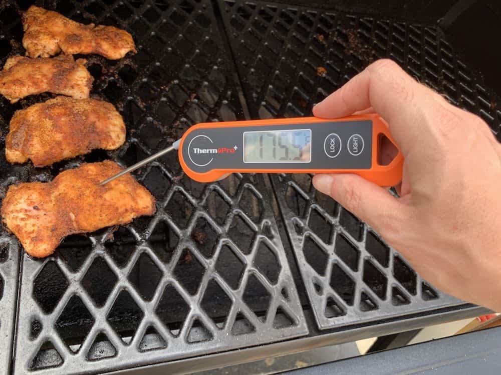 Chicken thighs on pit boss pellet grill [2023]