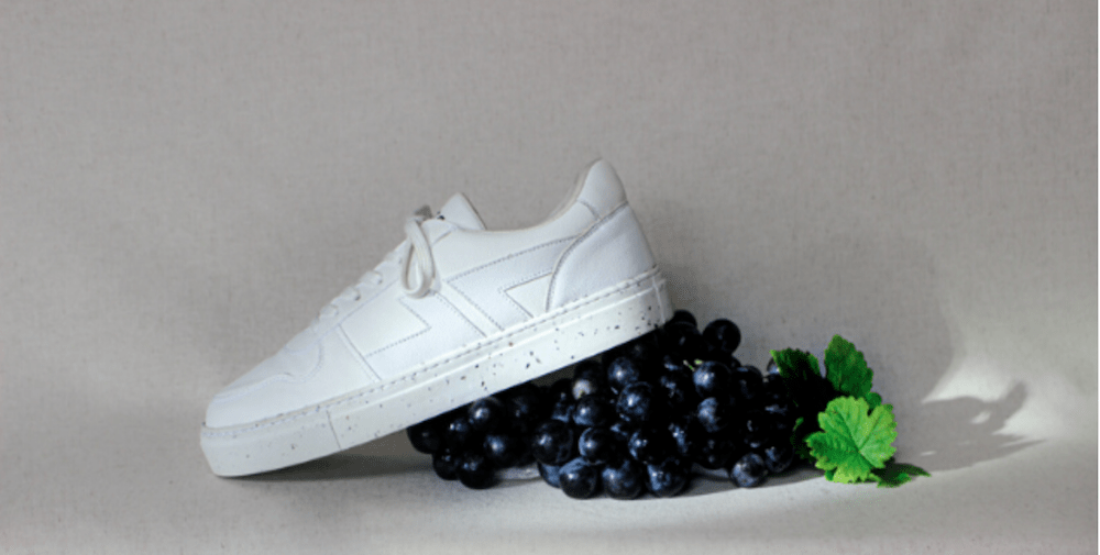 Zèta, les basket recyclées, recylables et vegan en "cuir" de raisin