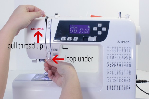 How To Thread Your Sewing Machine - Made By Marzipan