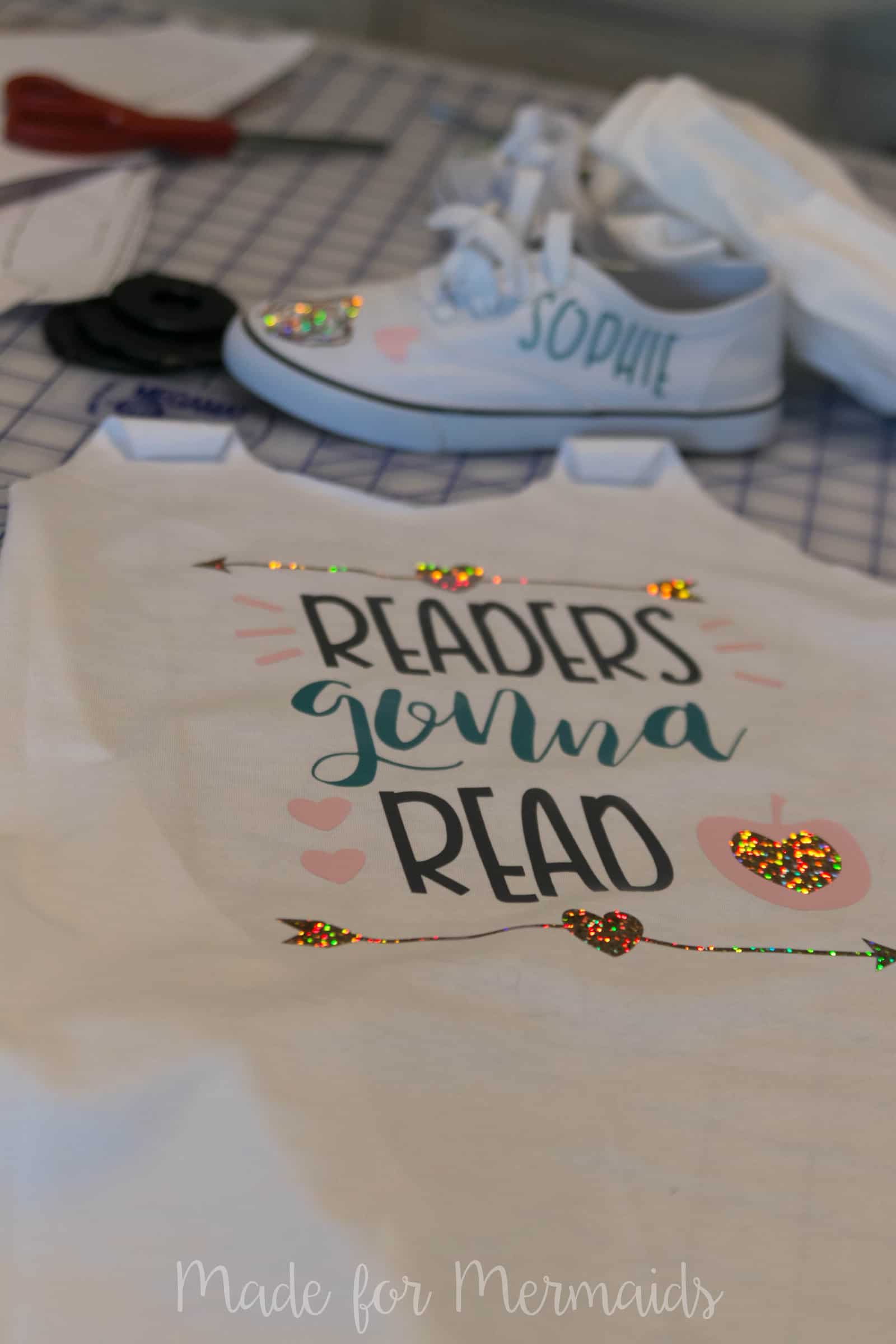 How to add HTV to shoes Sew with Cricut Blog Tour