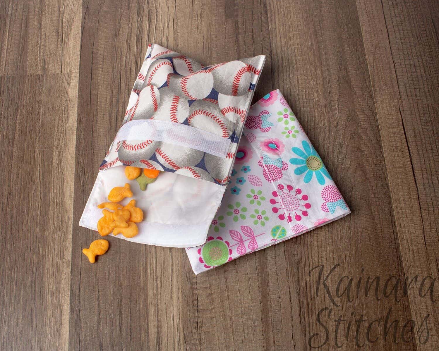 FREE PDF PATTERN Reusable Snack Bag Pattern