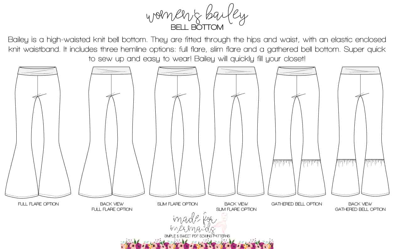 Discover 79+ bell bottom trouser pattern best in.cdgdbentre