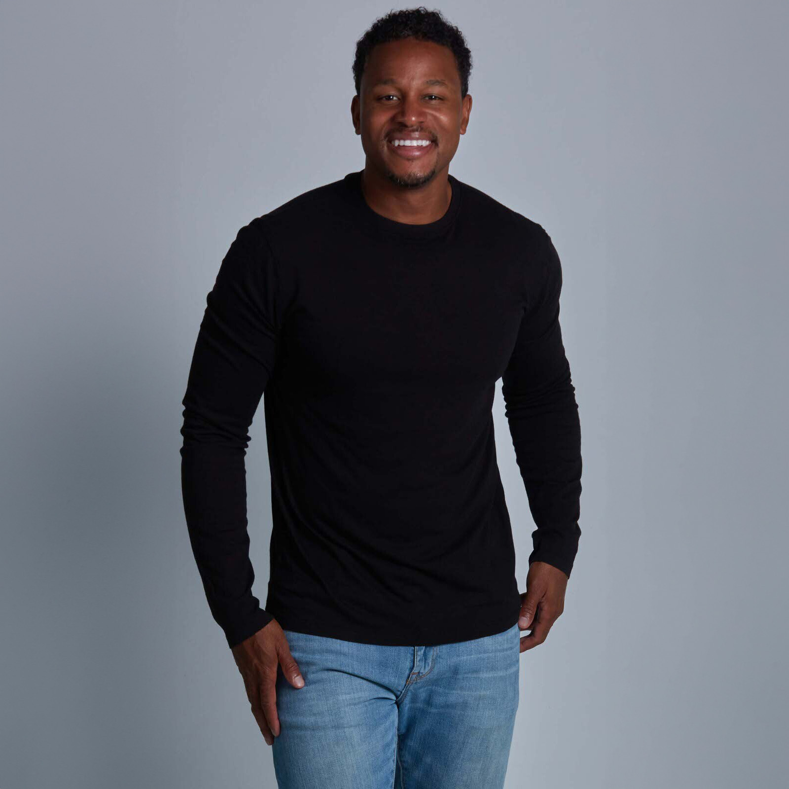 Onno Bamboo Mens Long Sleeve Tee Made In Hemp