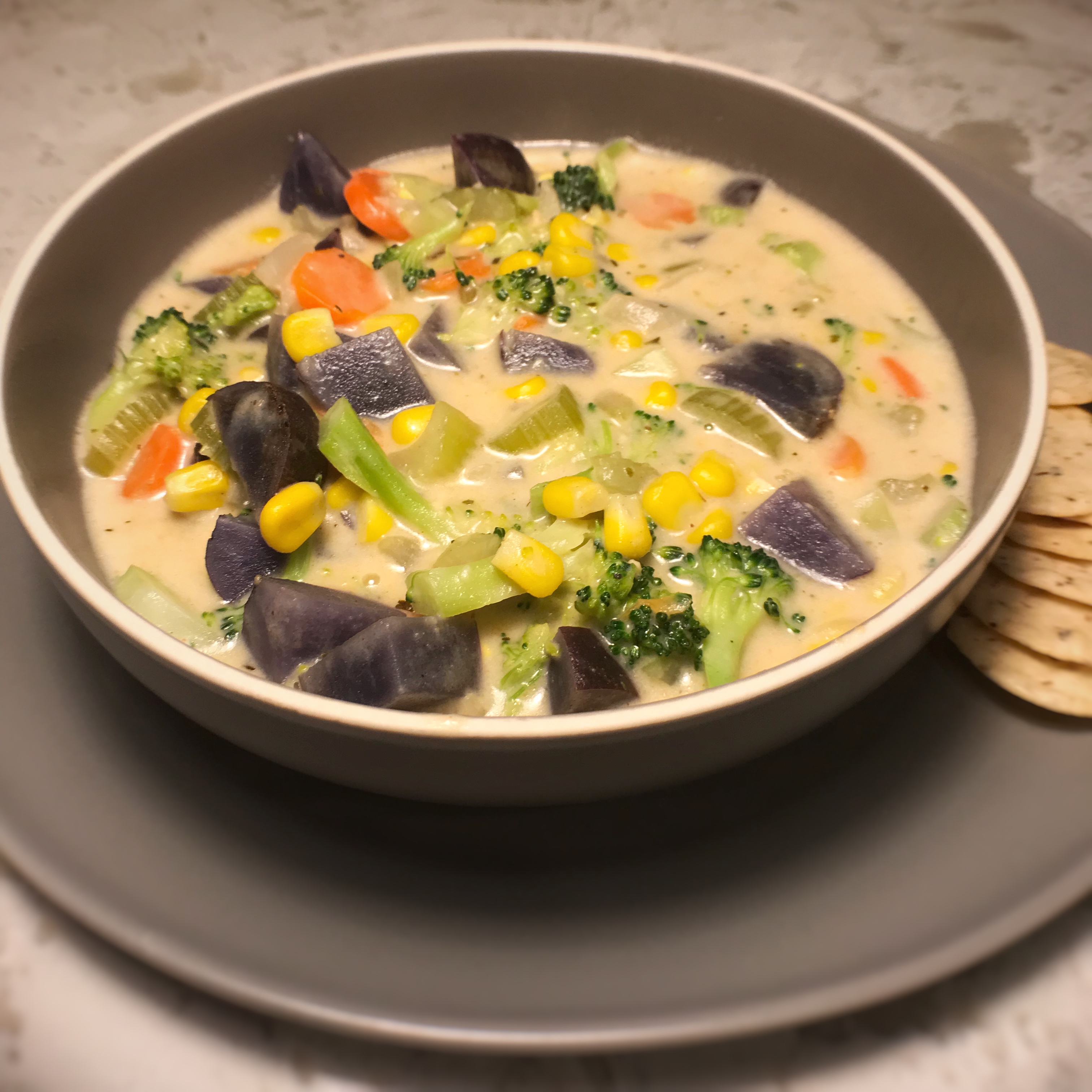 Creamy Vegetable Soup Madelicious