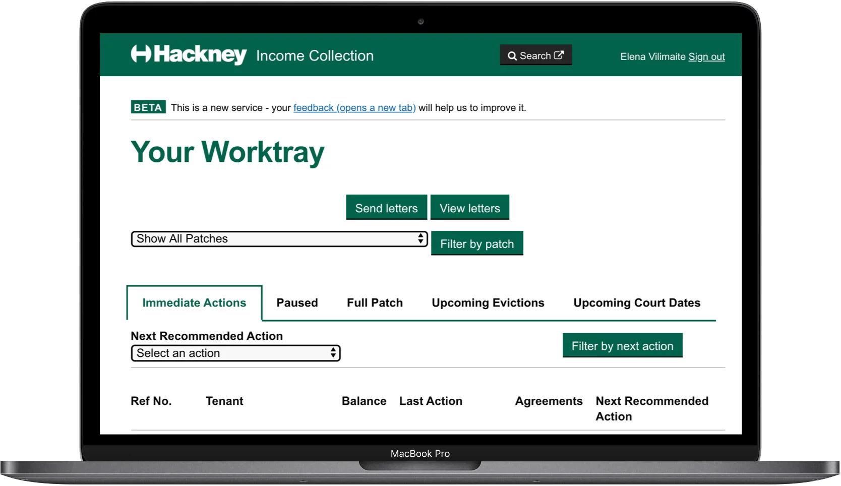 Housing collection at Hackney Council Made Tech