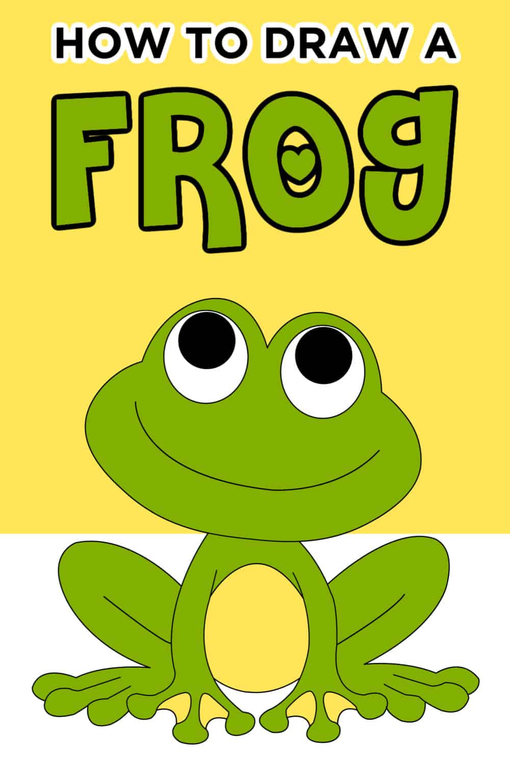 How To Draw A Frog For Kids Step By Step