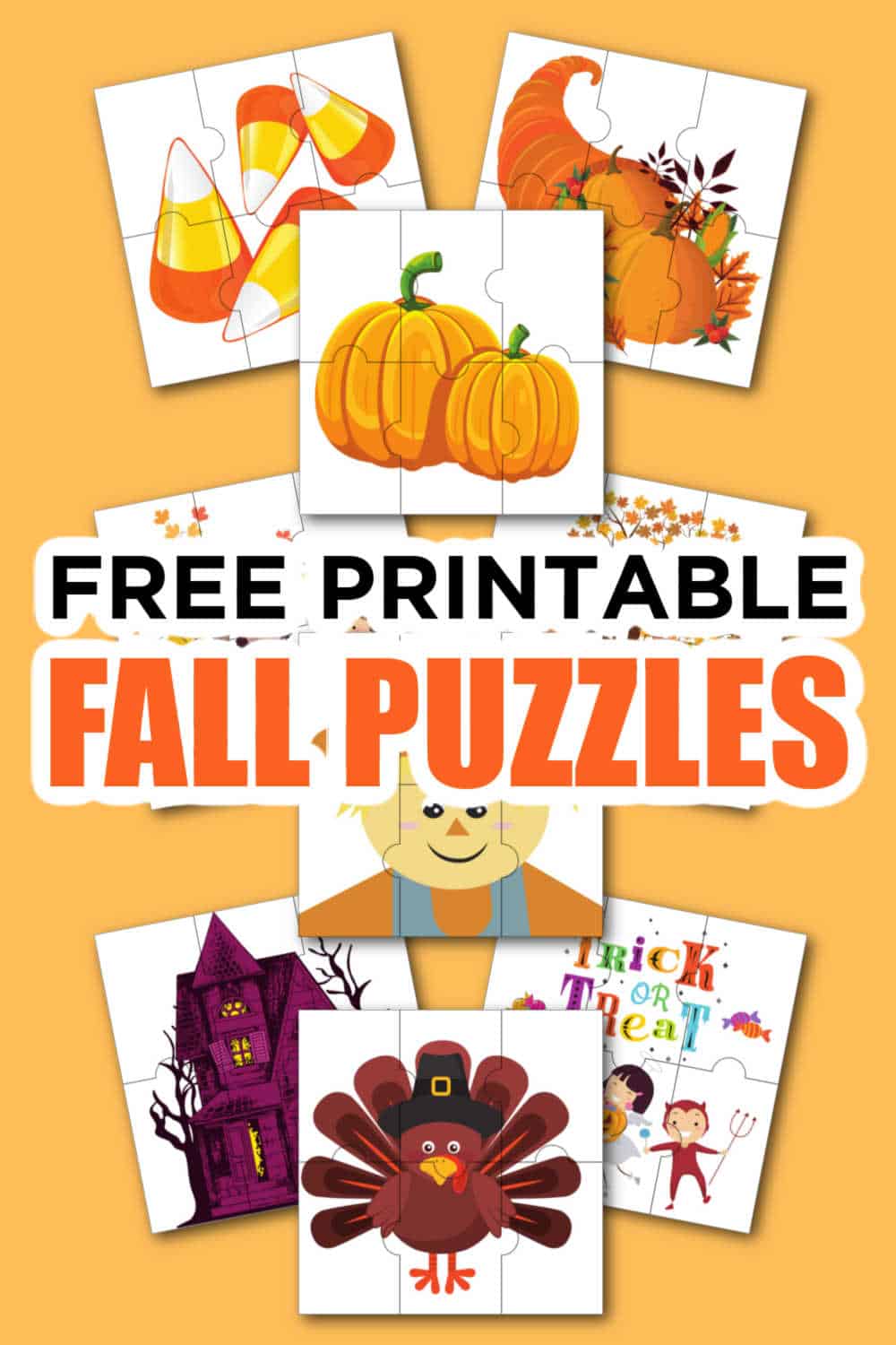 Free Fall Puzzles for Kids You Can Print from Home - Made with HAPPY