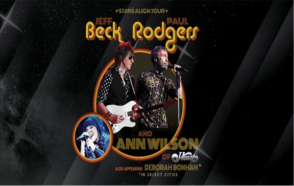 Jeff Beck & Paul Rodgers + Ann Wilson of Heart Announce “Stars Align Tour”