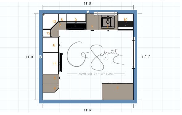 Potential Kitchen Floor Plan Options Madness & Method