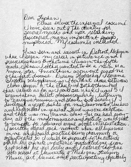Madonna's 1979 Amazing HandWritten Letter to Stephen Lewicki Madonnarama