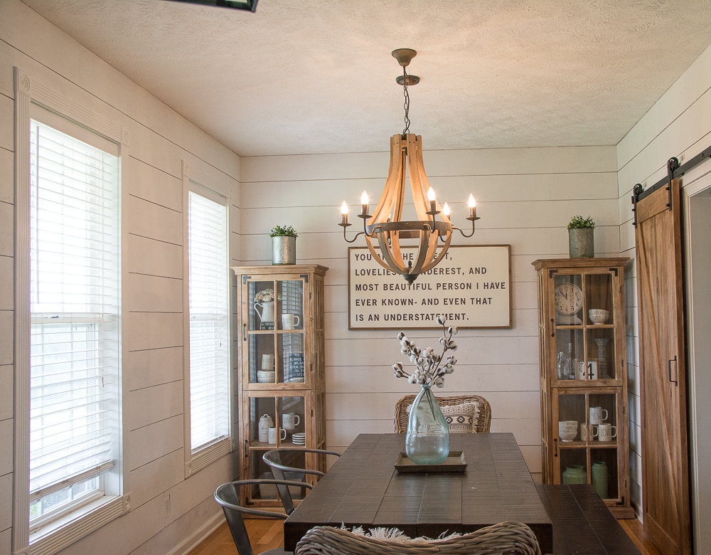 DIY Farmhouse Dining Room Maebells