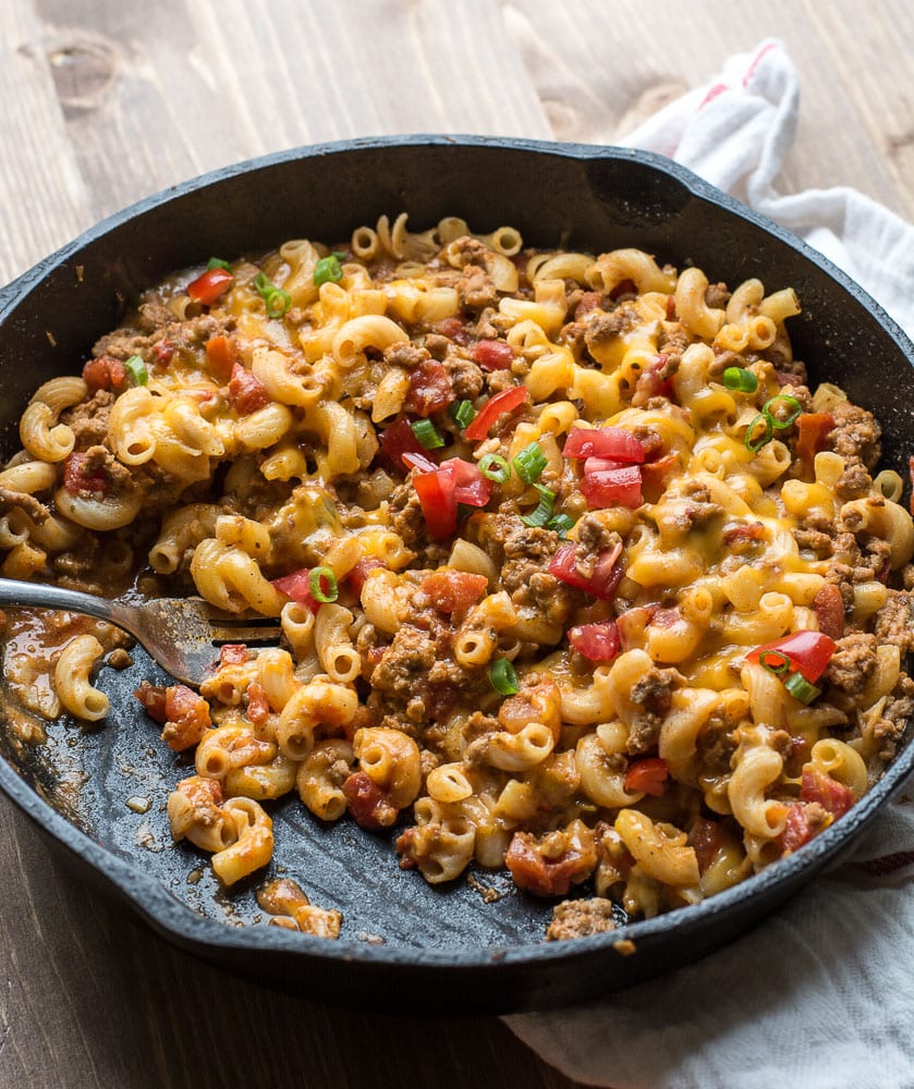 Easy Taco Mac (gluten free + one pan) - Maebells