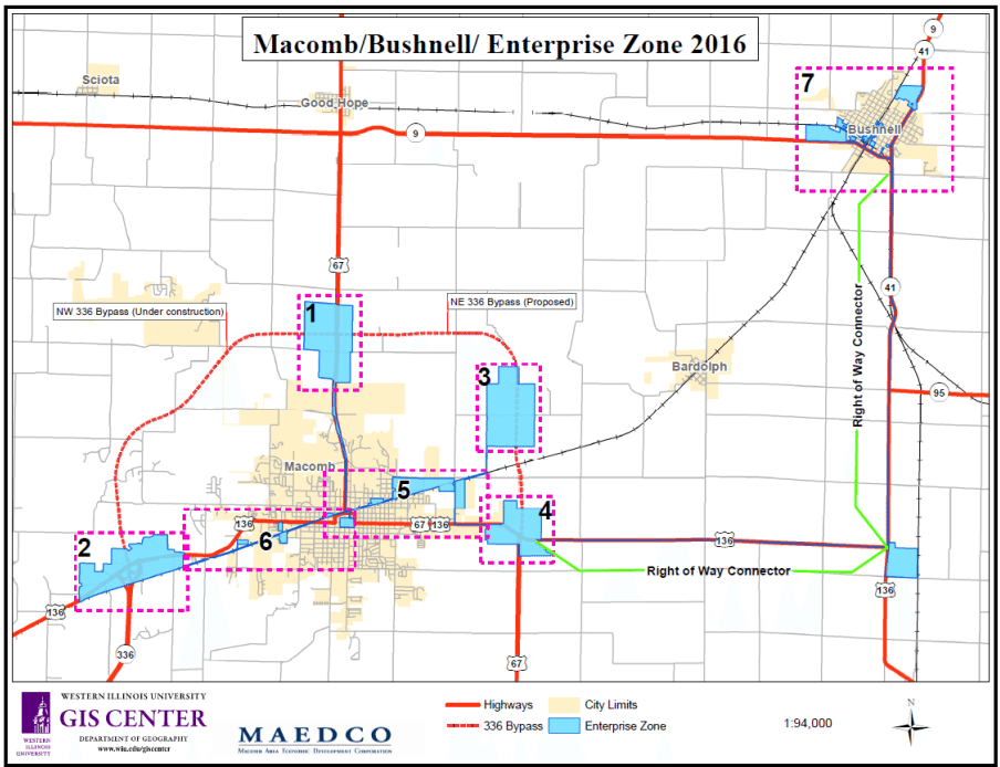 Enterprise Zone Maps Area Economic Development Corporation