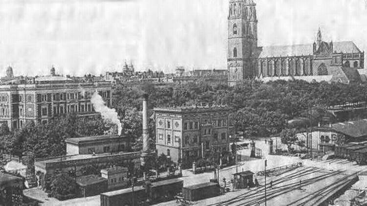 Magdeburger Chronik die Bahnhöfe der Stadt und die Eisenbahn