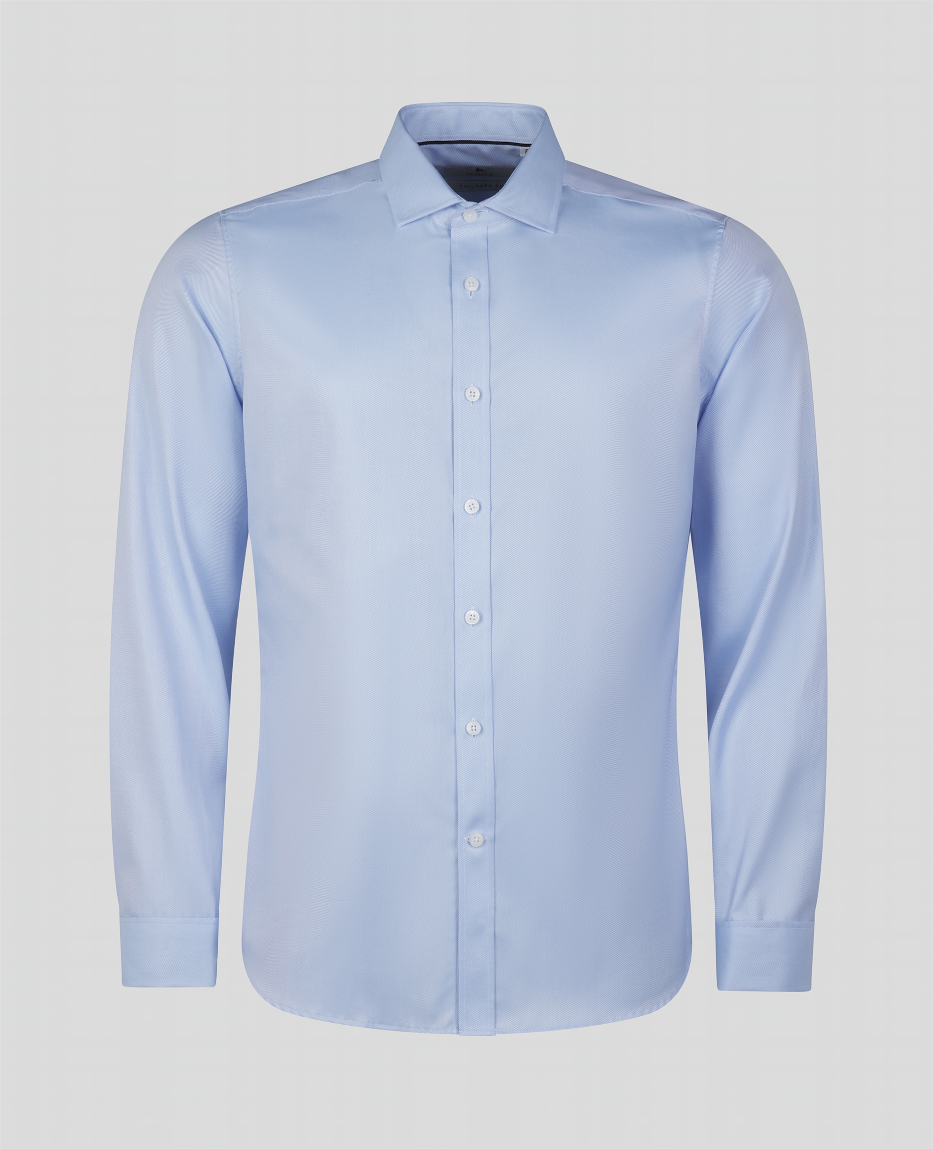 Double Cuff Formal Classic Fit Shirt in Blue Men's Shirts Magee