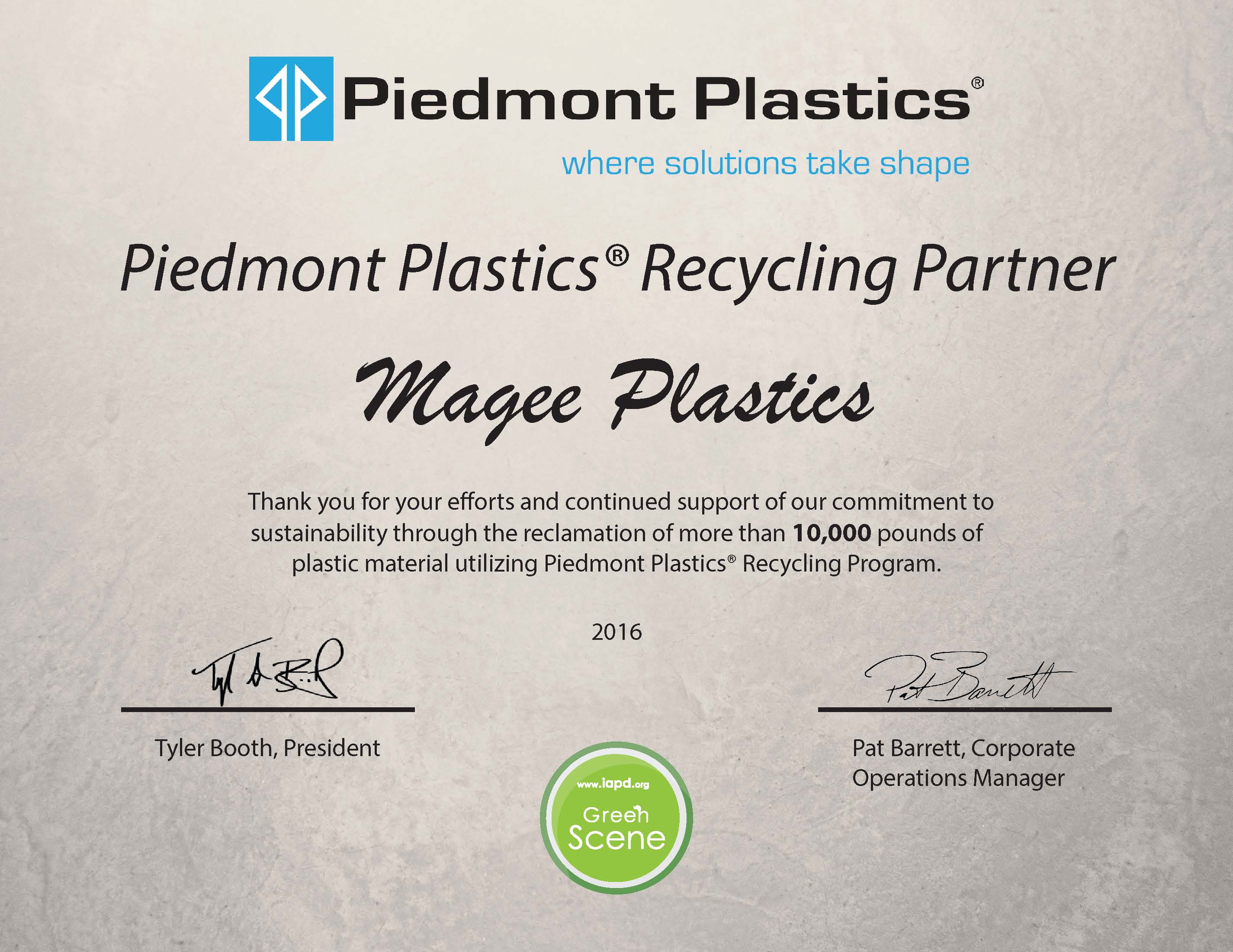 Capabilities Magee Plastics