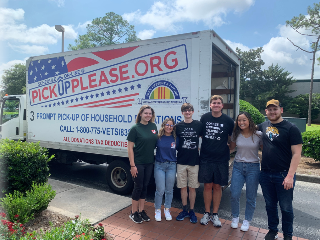 Veteran Donation Drive Magellan Transport Logistics