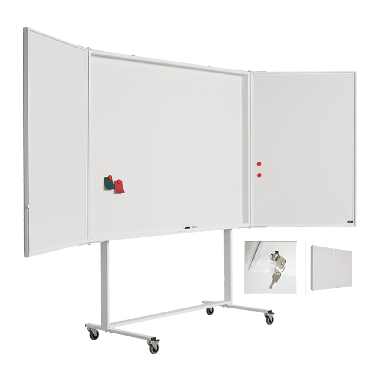 Mobile Lockable Presentation Shop Today Magiboards