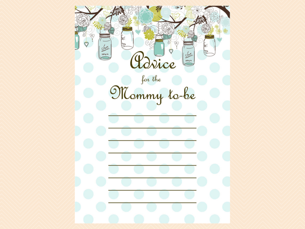Mason Jars Baby Shower Game Package Magical Printable