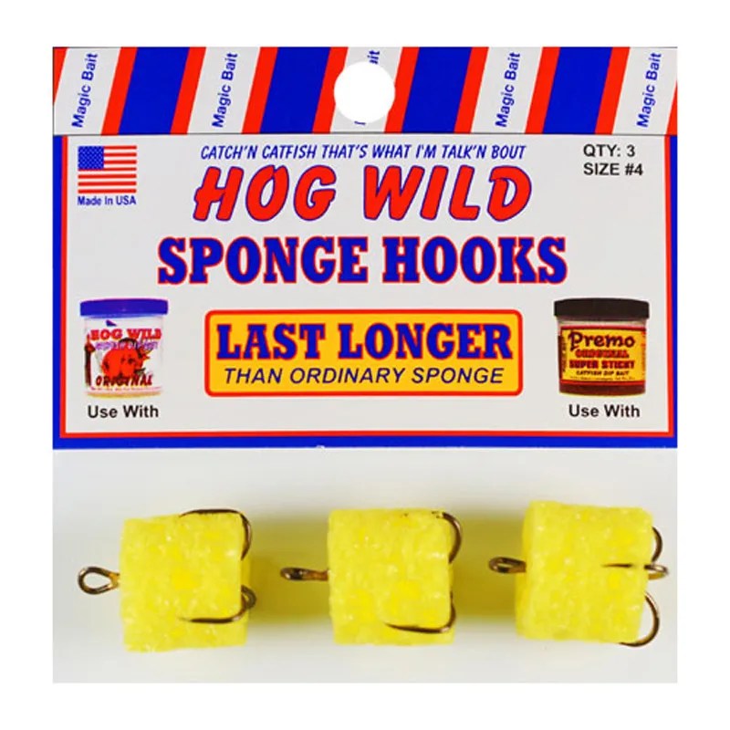 4 Sponge Hooks Magic Bait