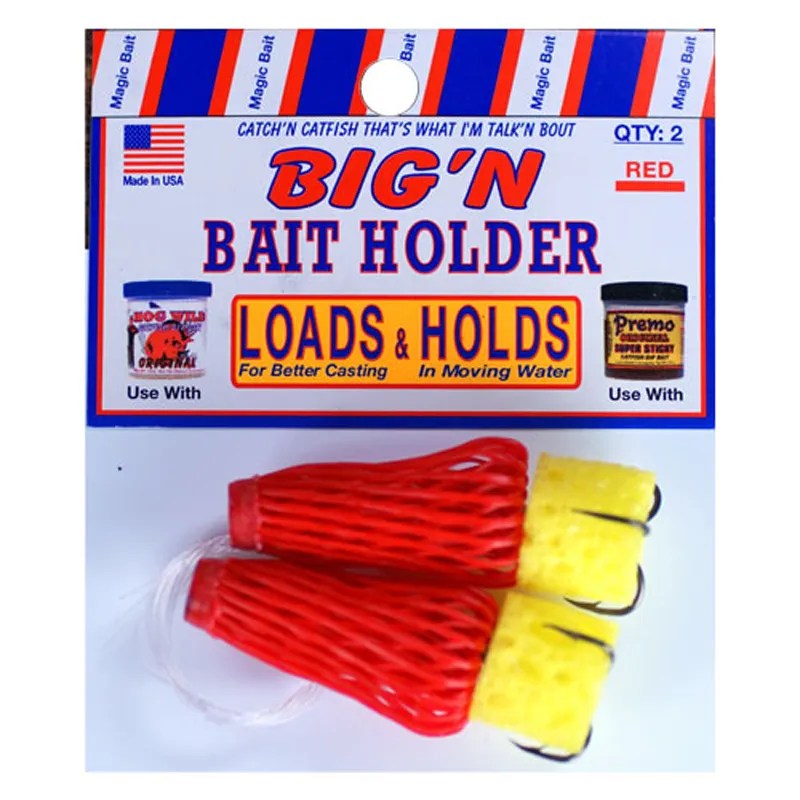 Red Big'n Bait Holder Magic Bait
