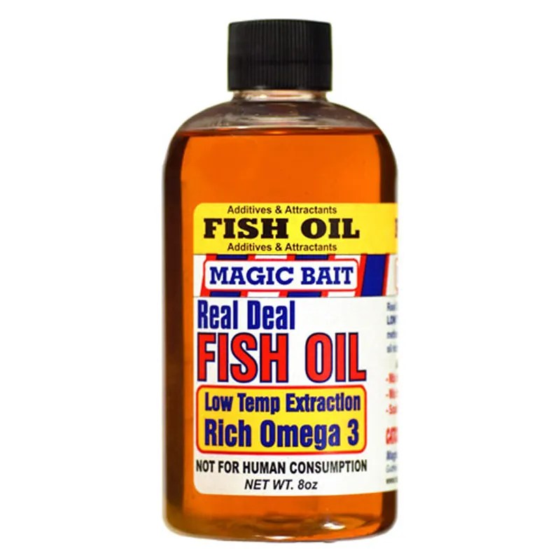 Real Deal Fish Oil Powerful Fish Attractant for Successful Fishing