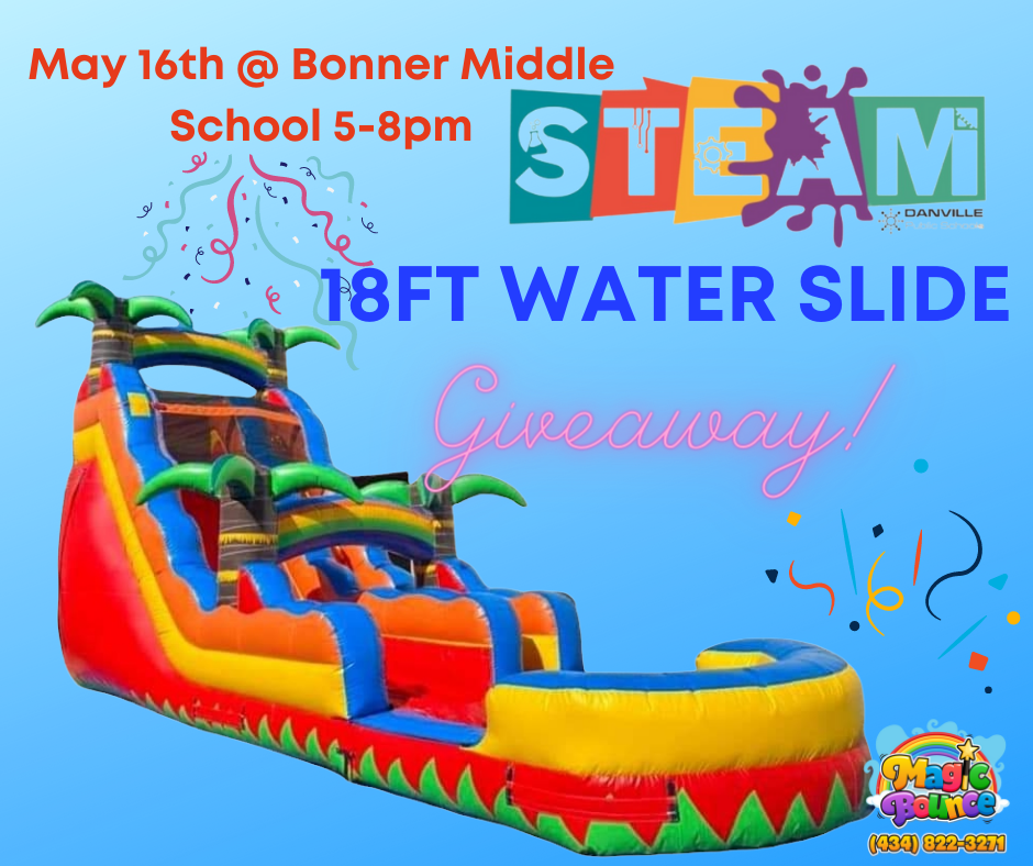 S.T.E.A.M Night at Bonner Middle School Danville VA Bounce House