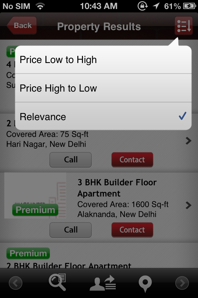 Real Estate Apps iPhone App For Home Buyers MagicBricks