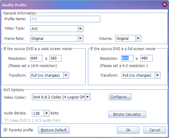 How to get higher quality of DivX movies and suitable file size?