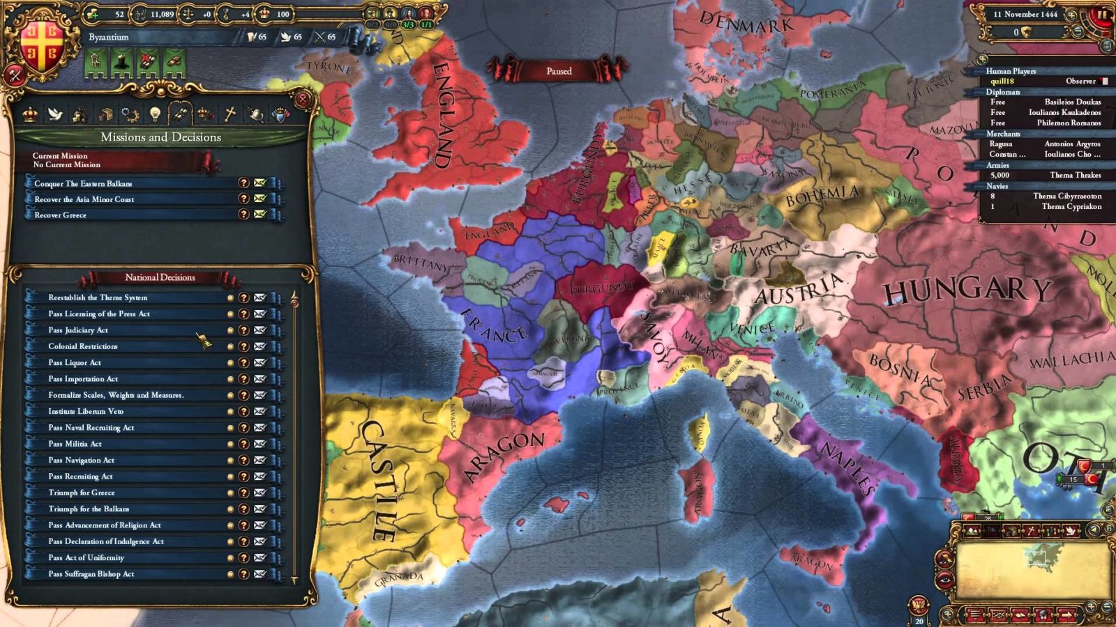 Europa Universalis IV Wealth of Nations Cheat Codes Magic Game World