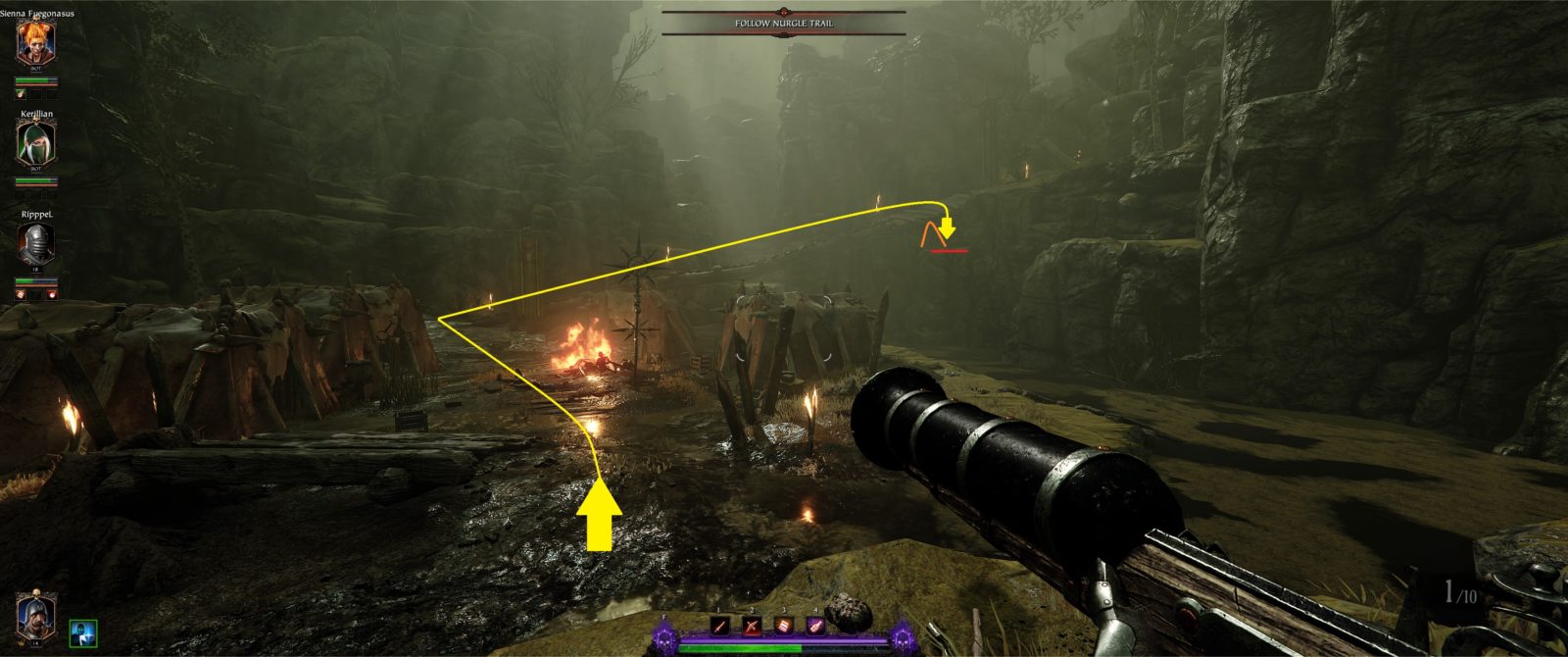 Warhammer Vermintide 2 Festering Ground Grimoire Locations Magic
