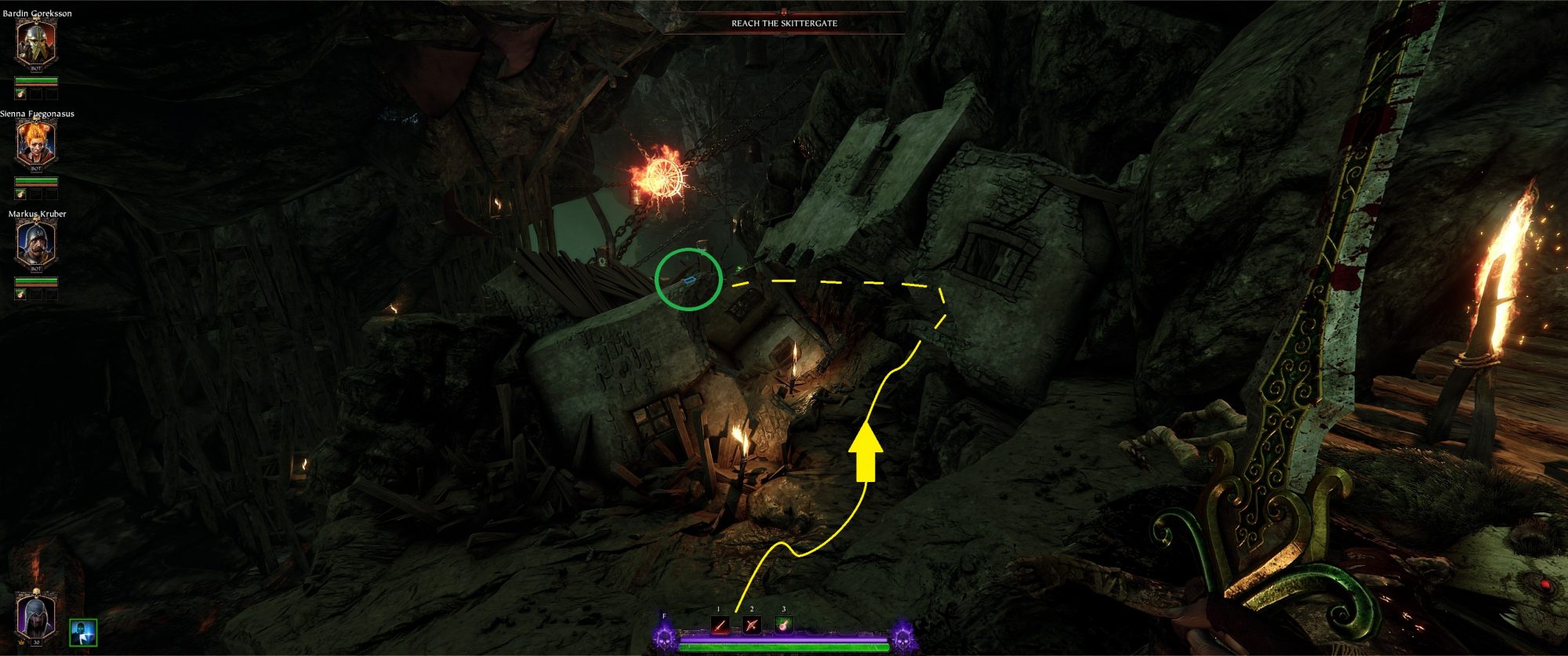 Warhammer Vermintide 2 The Skittergate Grimoire Locations Magic