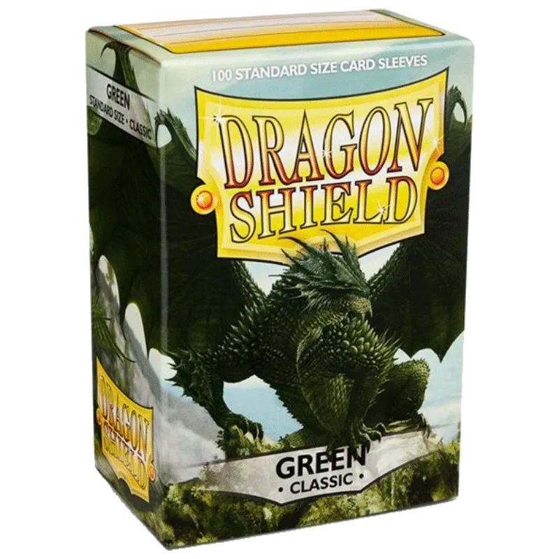 Dragon Shield Classic Green Standard Sleeves 100 Sleeves AT10004