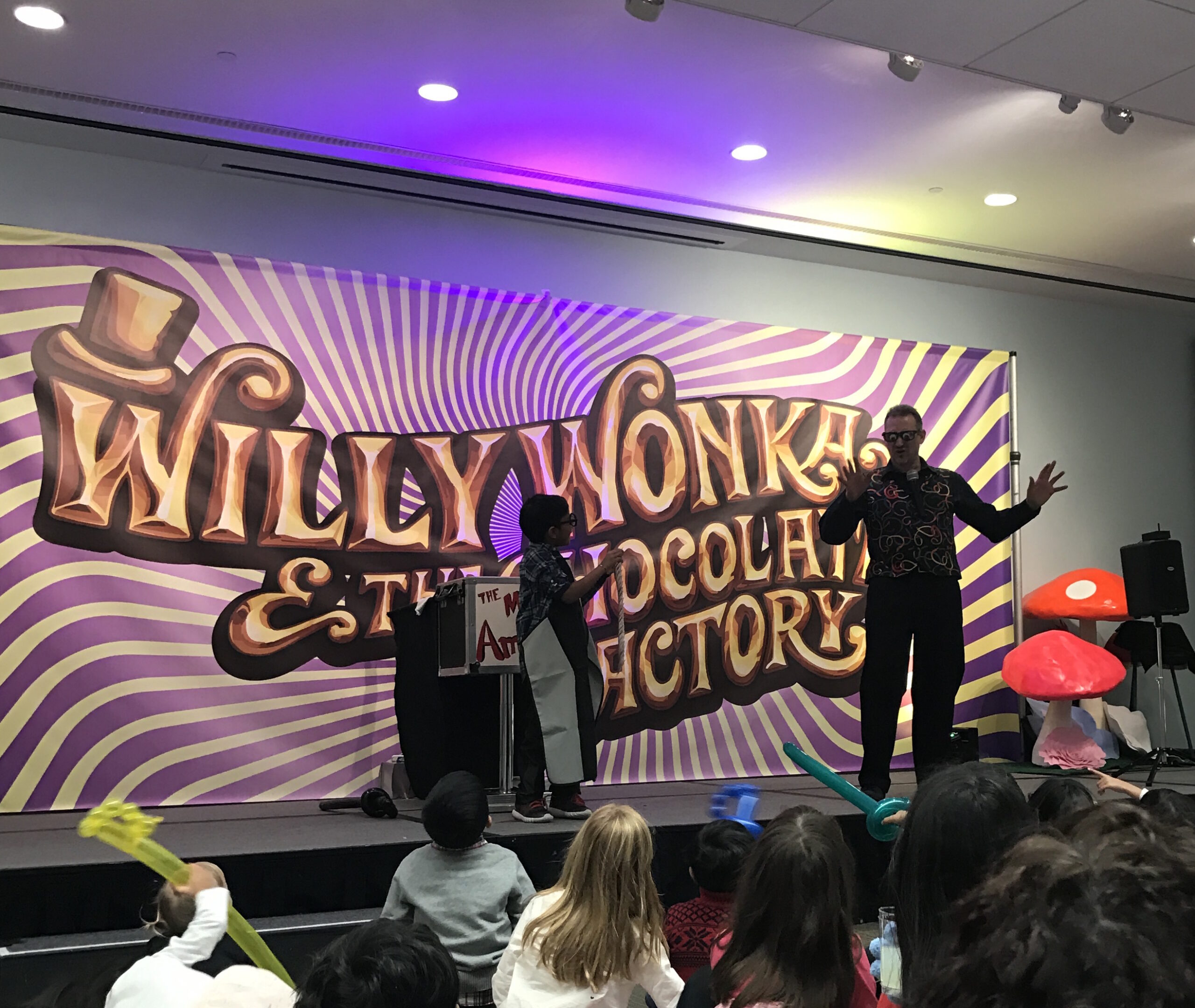 Goldman Sachs HQ holiday party Magic of Amore