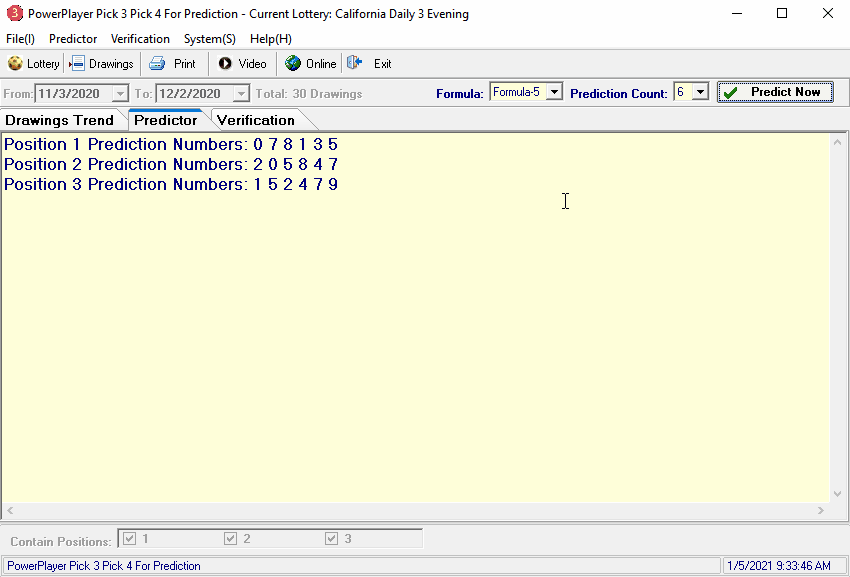 Lottery Prediction Software PowerPlayer Pick 3 Pick 4 For Prediction 2022