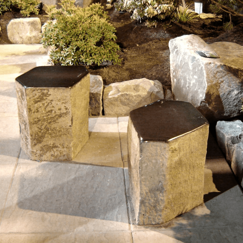 Wholesale Boulder basalt column seats factory and manufacturers Magic