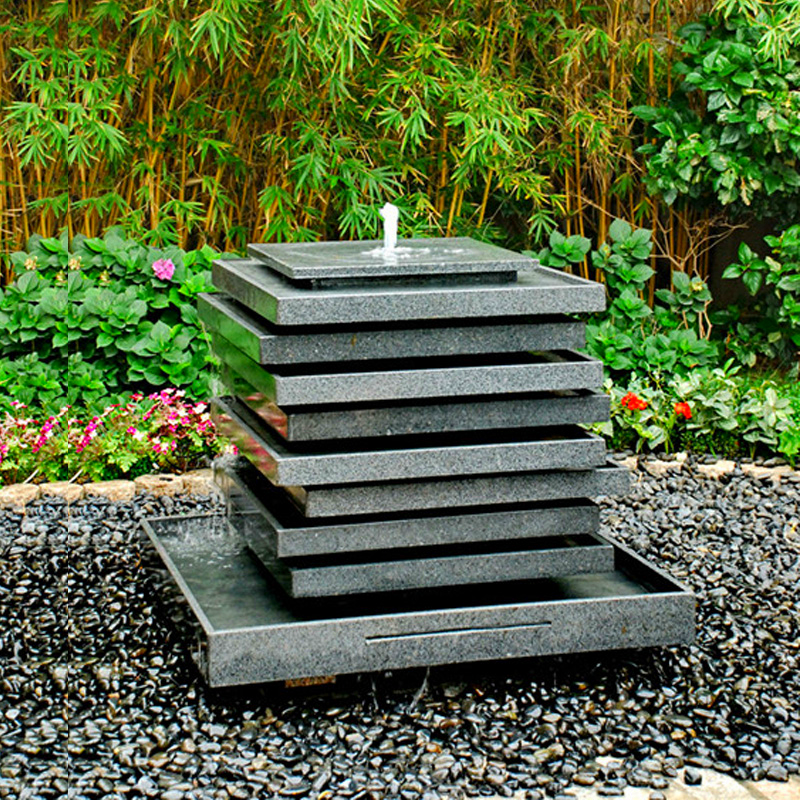 Wholesale Residential modern outdoor ornamental garden water fountains for sale factory and