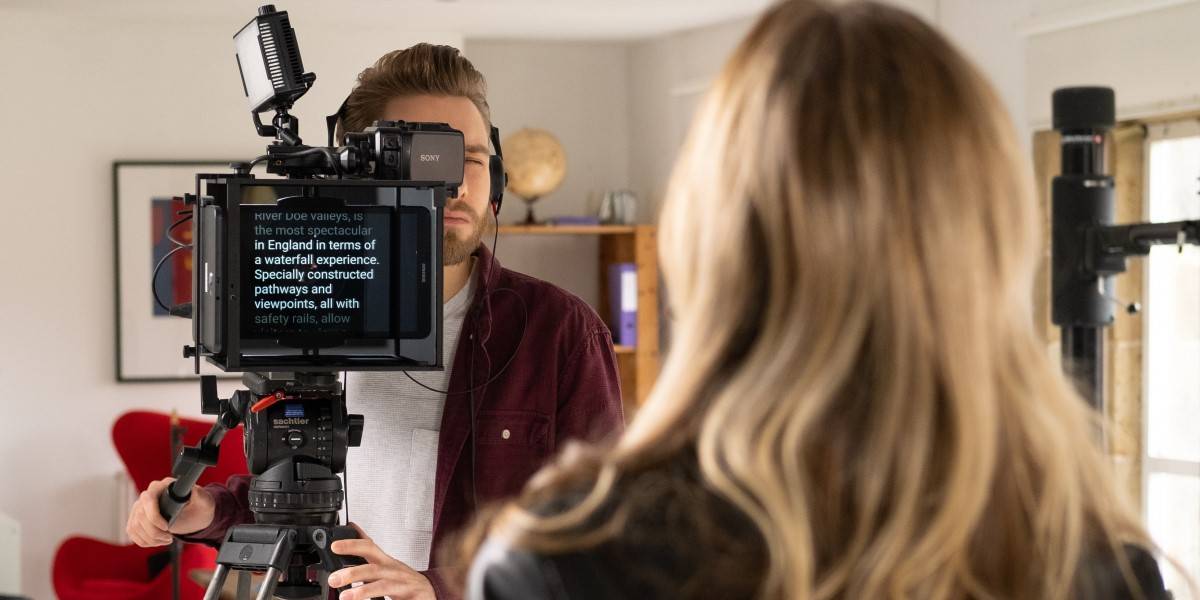 Video Production using a Teleprompter Magic Studios