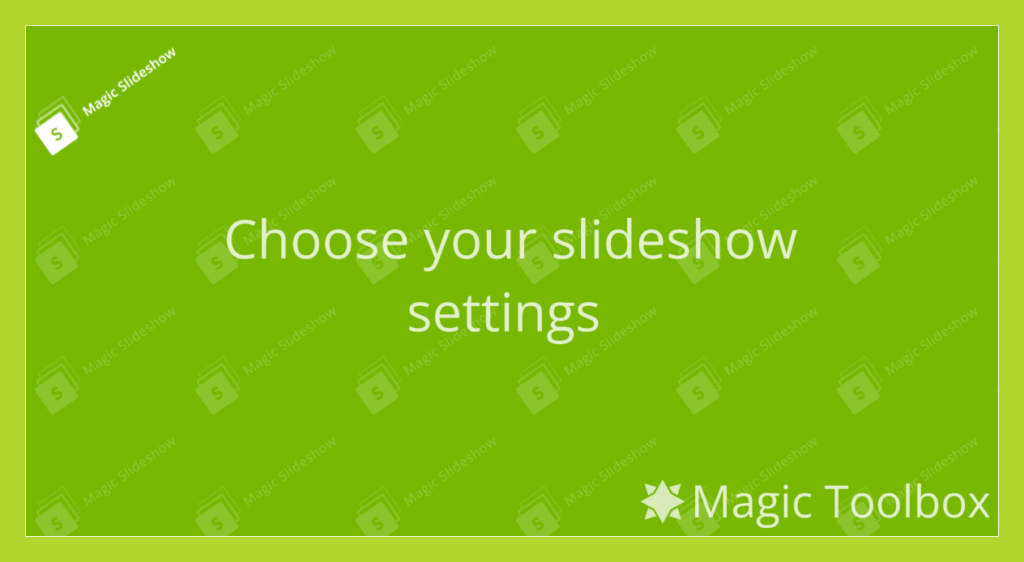 JavaScript Slideshow Wizard