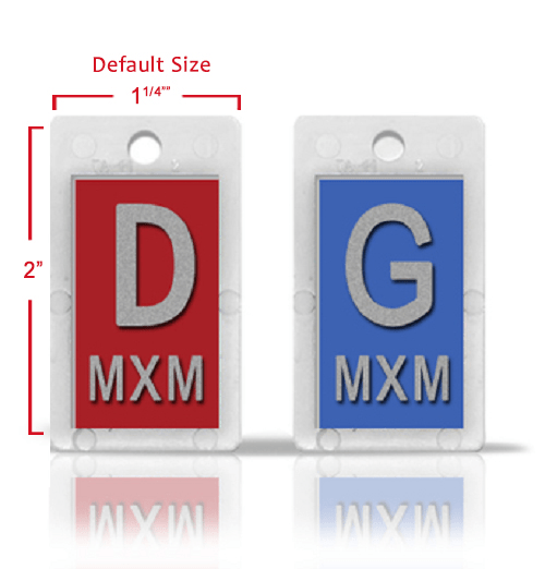 French Identifier XrayMarker Set With Initials Magic Xray Markers