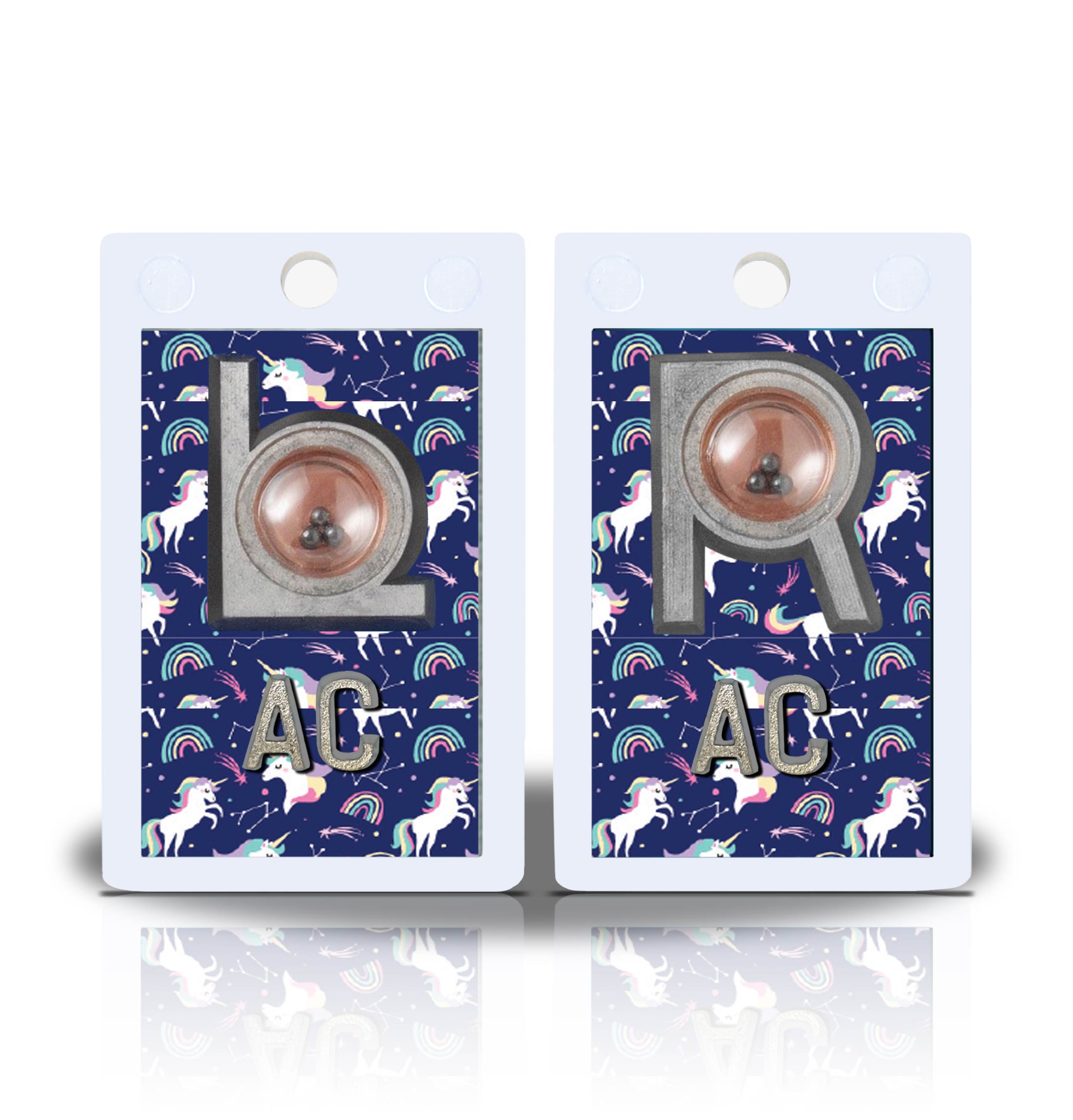 Unicorns Pattern 2" Plastic Positioning Lead Xray Markers Magic Xray