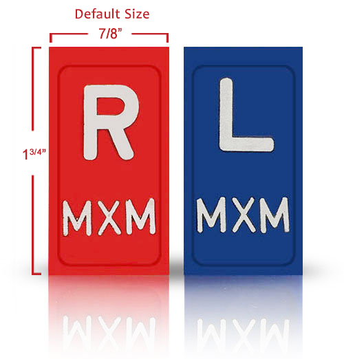 Radiography Lead X Ray Markers with 3 lead initials Magic Xray Markers