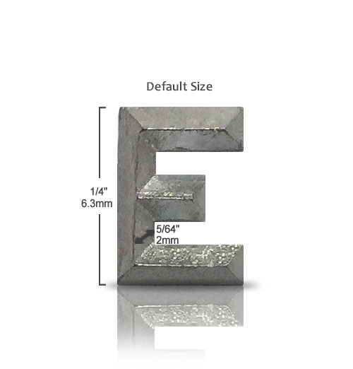 Sharp Face Unmounted Lead Letter For Xray Markers Magic Xray Markers