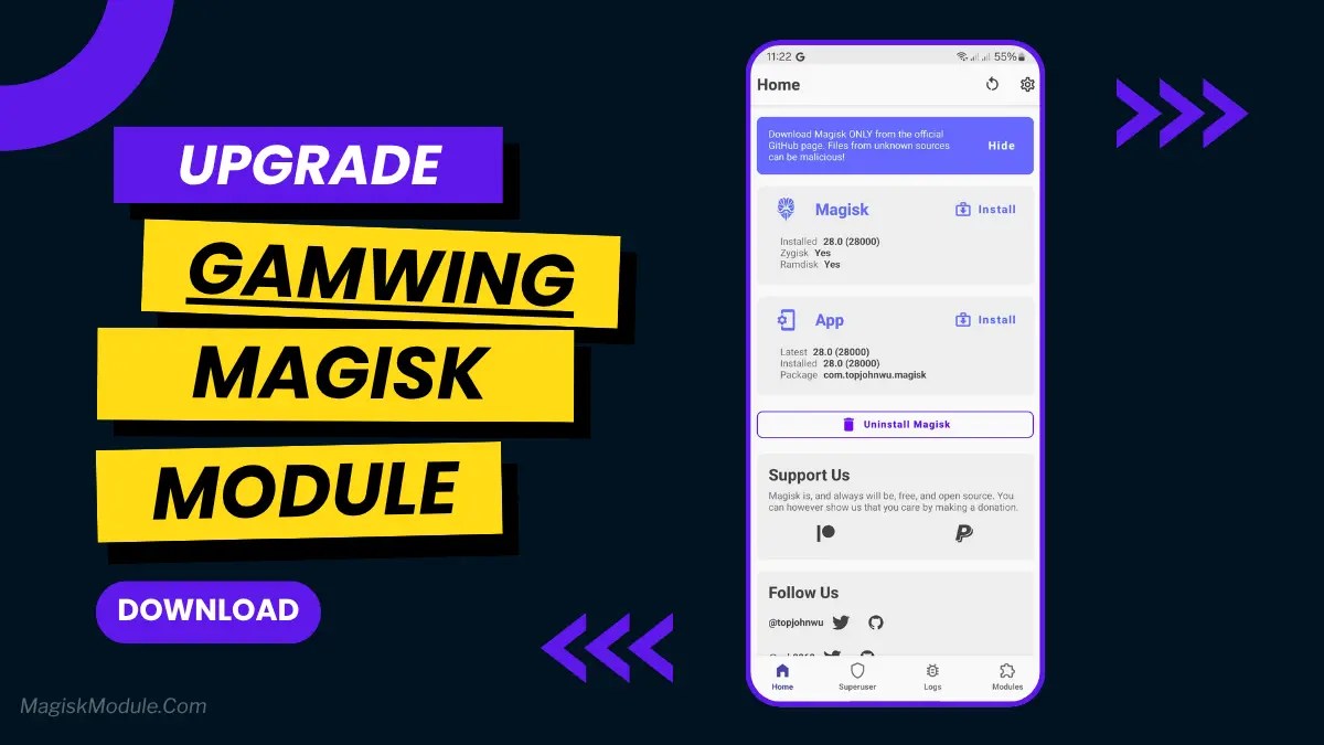 GAMWING Magisk Module Best For Android Gaming